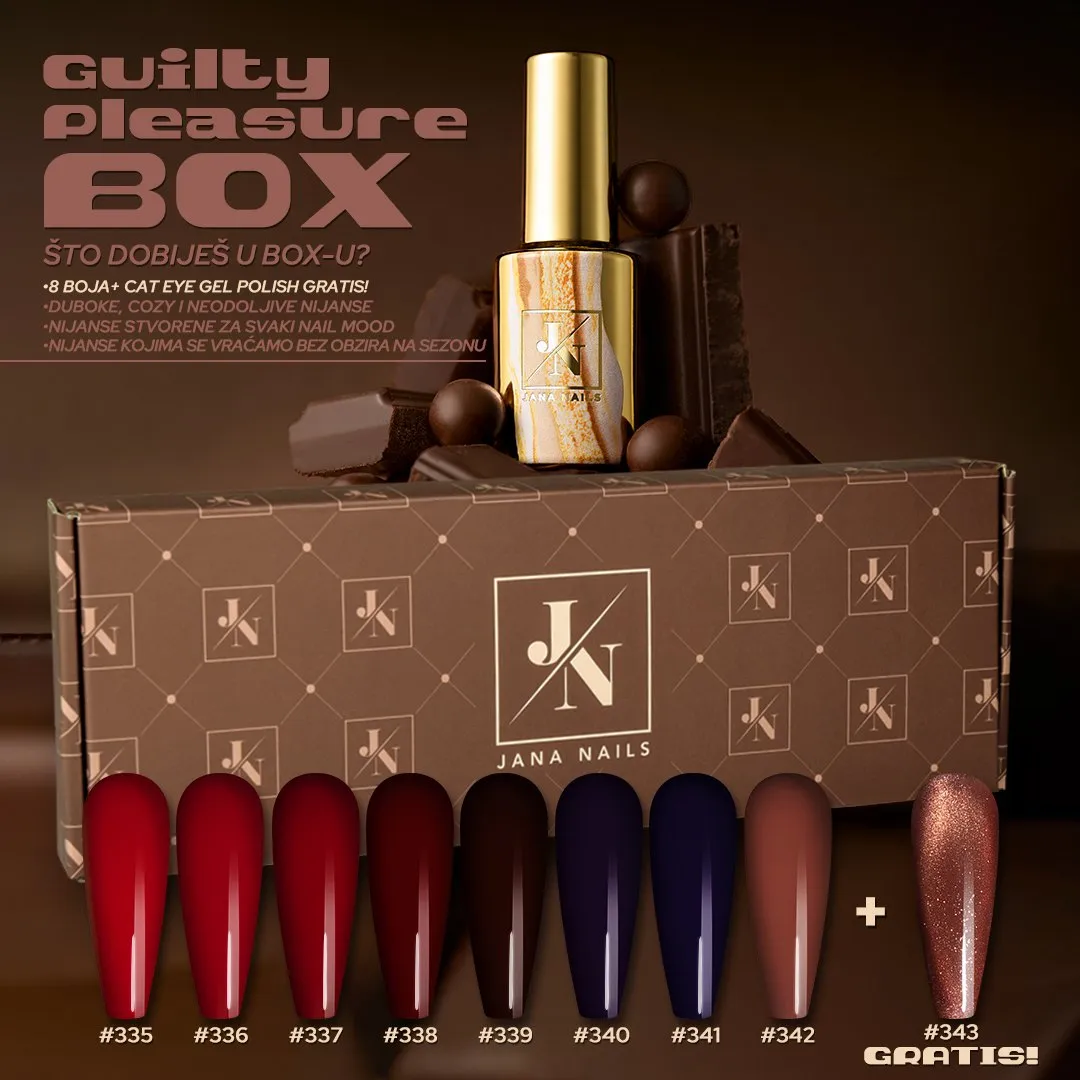 J.-Laque Guilty Pleasure Box - 8 pcs + 1 Cat Eye ZADARMO