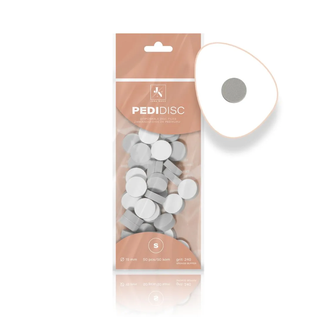 PediDisc náhradné disky sponge buffer S #240 grit – 50 ks