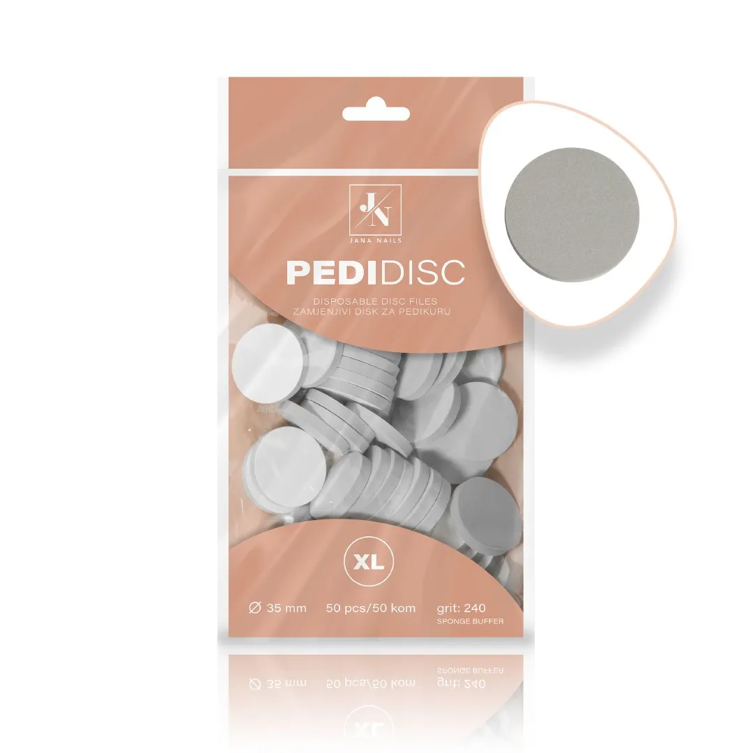 PediDisc náhradné disky sponge buffer XL #240 grit – 50 ks
