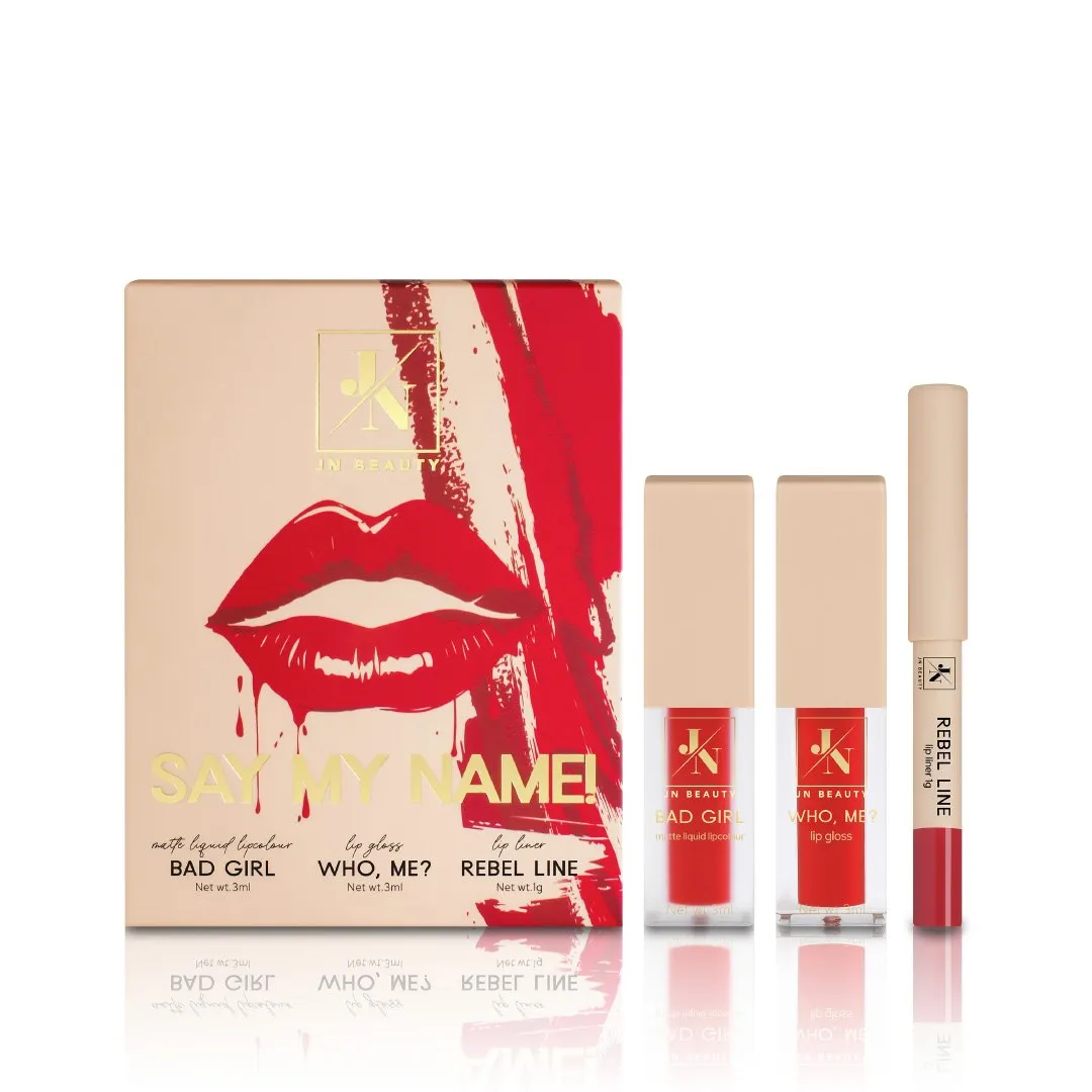 Say My Name! - mini red makeup set