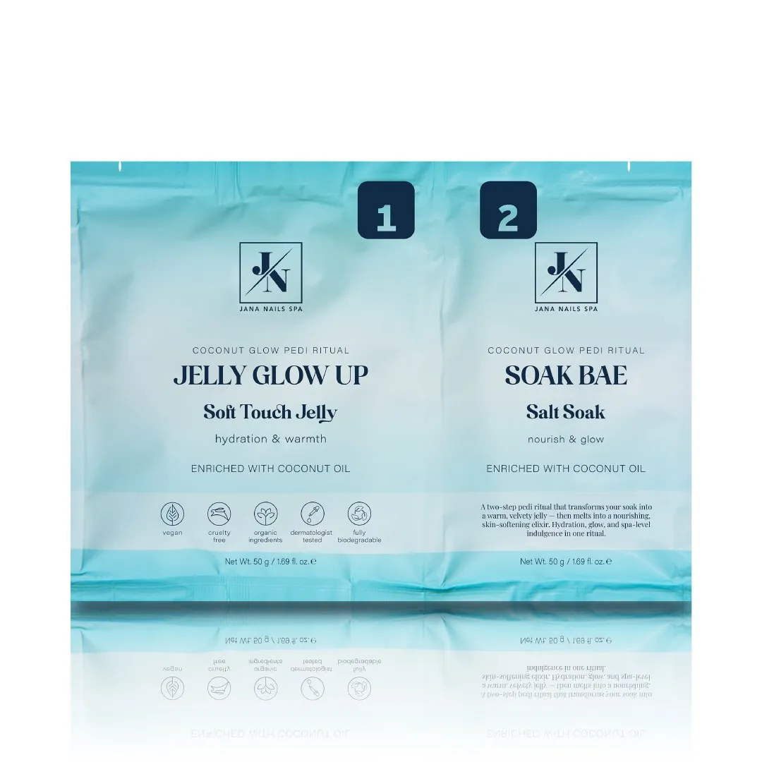 Coconut Glow - Jelly pedi ritual 2 x 50 g