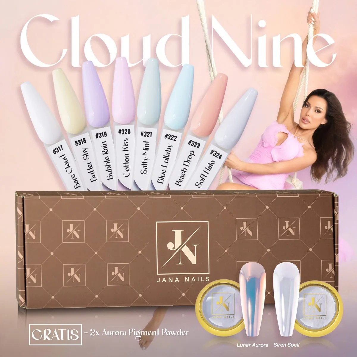 Cloud Nine box - 8 pcs (2 Aurora powders zadarmo) - LIMITED EDITION