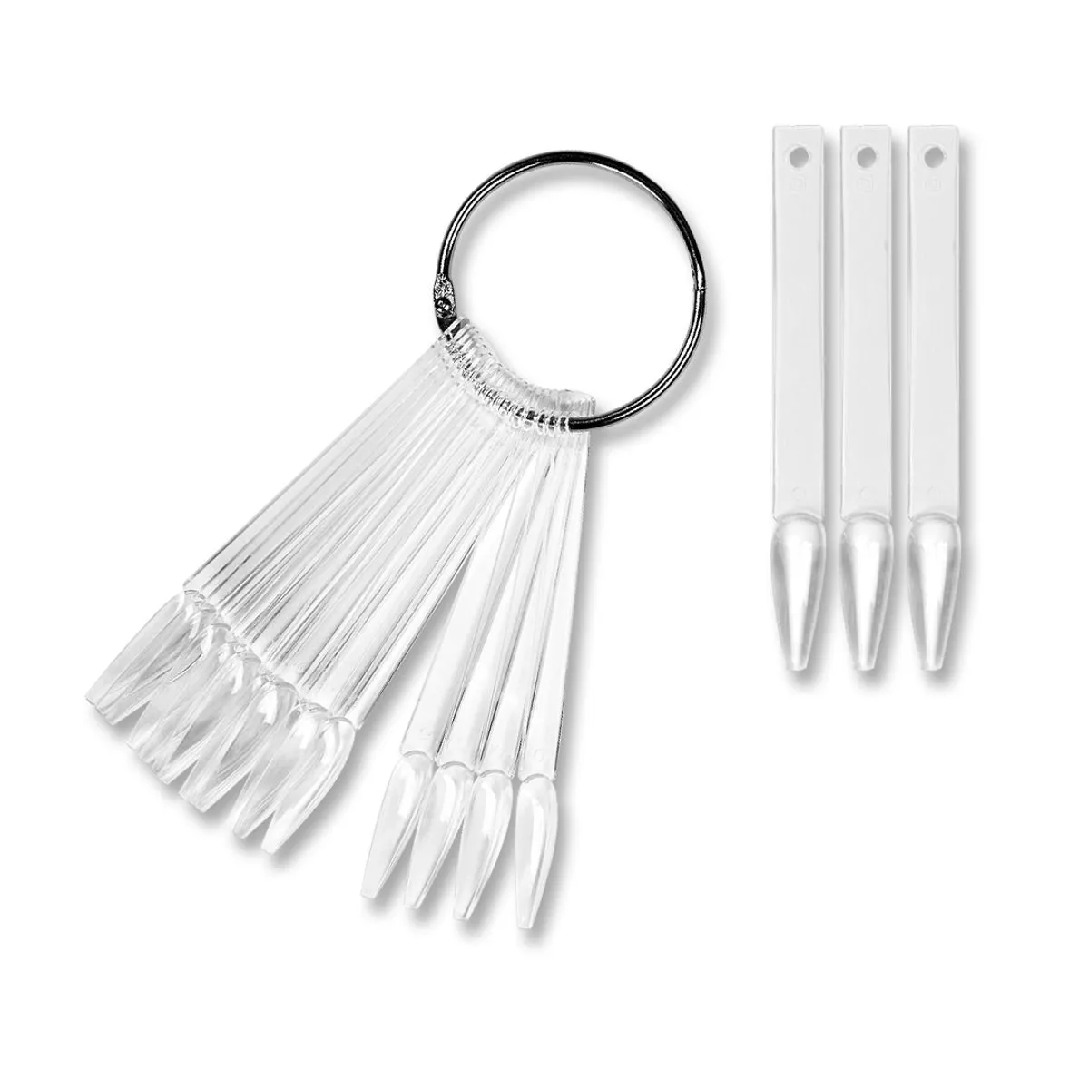 Display tipy na farby a nail art / clear balerina