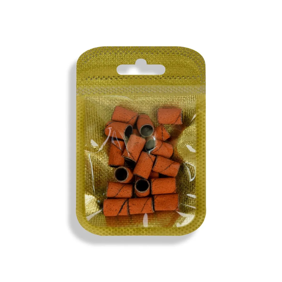 Neon brúsne návleky orange - #120 gritt - 20 ks