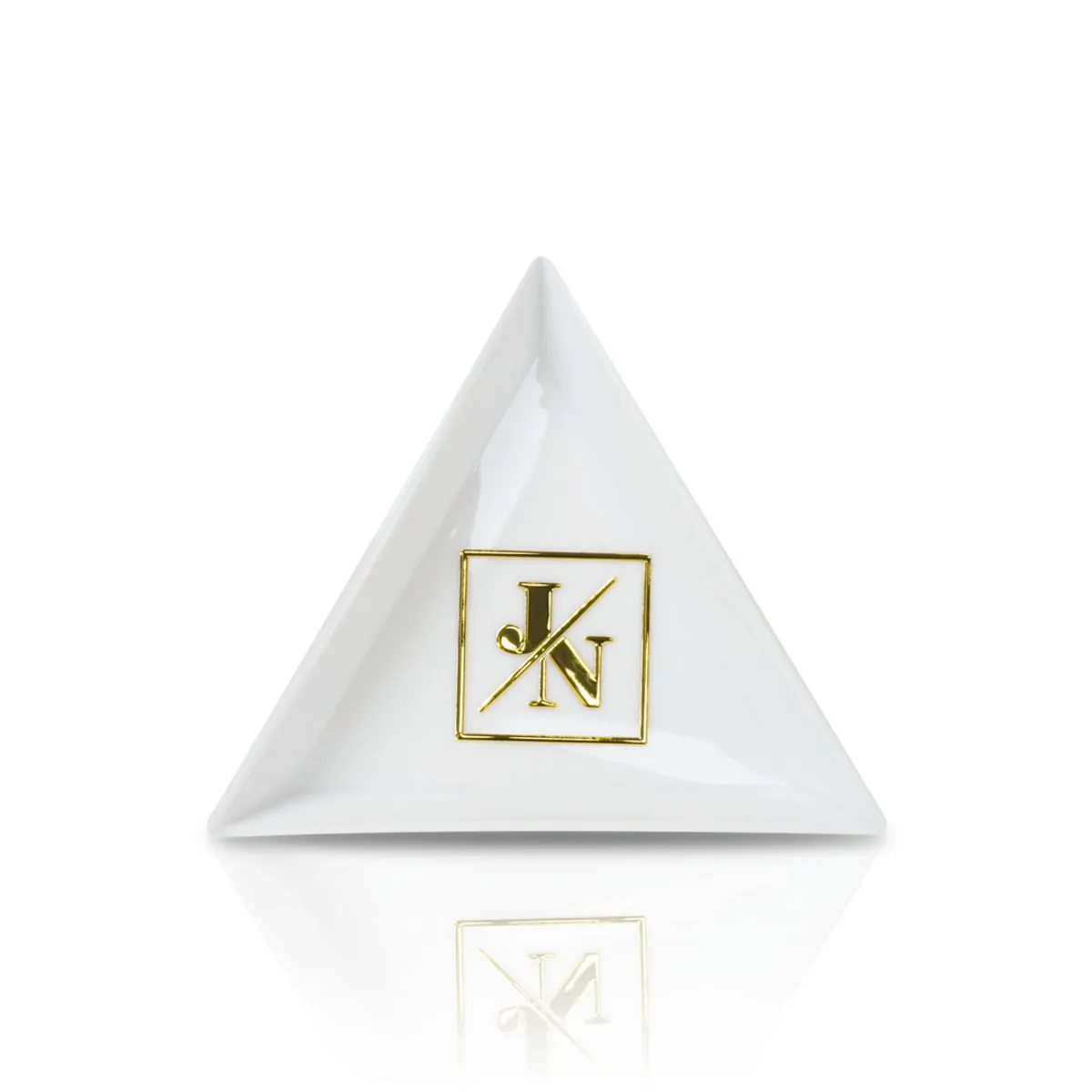Mini triangle tray JN white