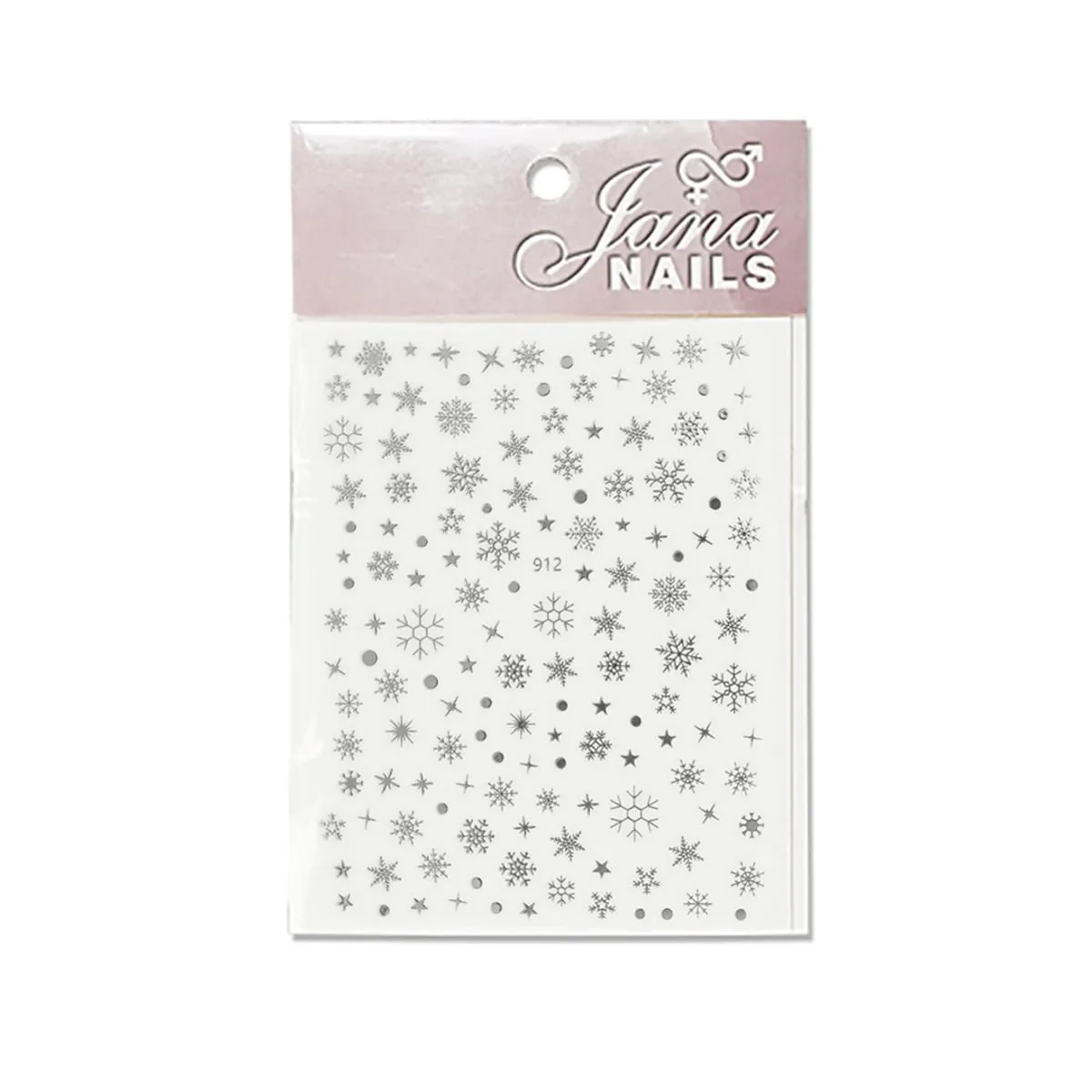 Nail stickers wintermix / silver