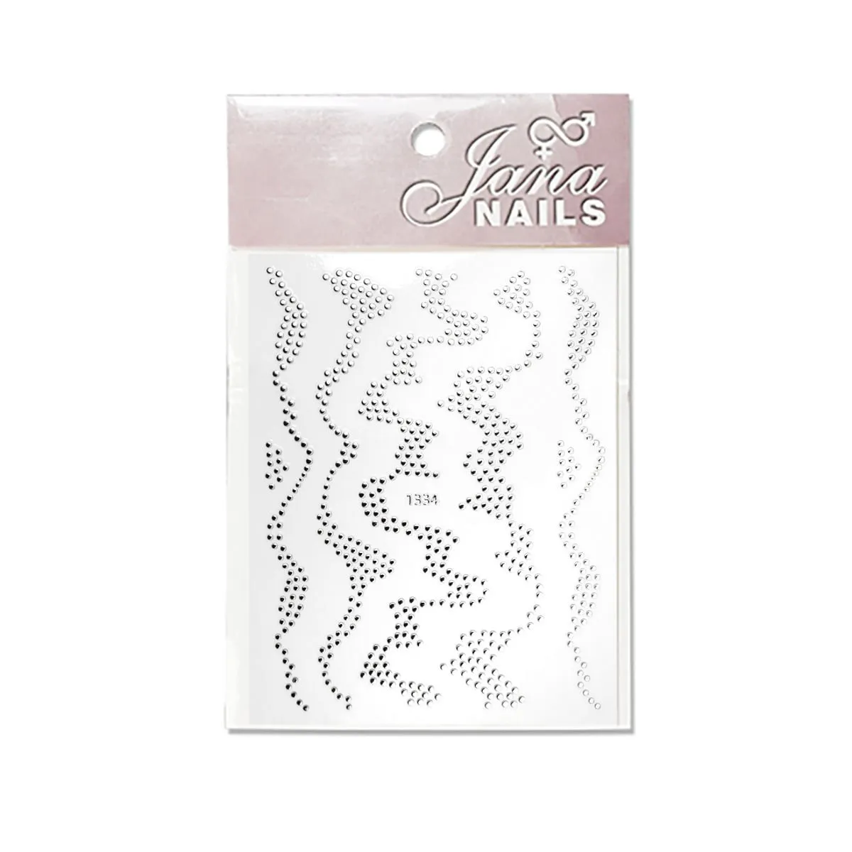 Nail stickers dots / silver