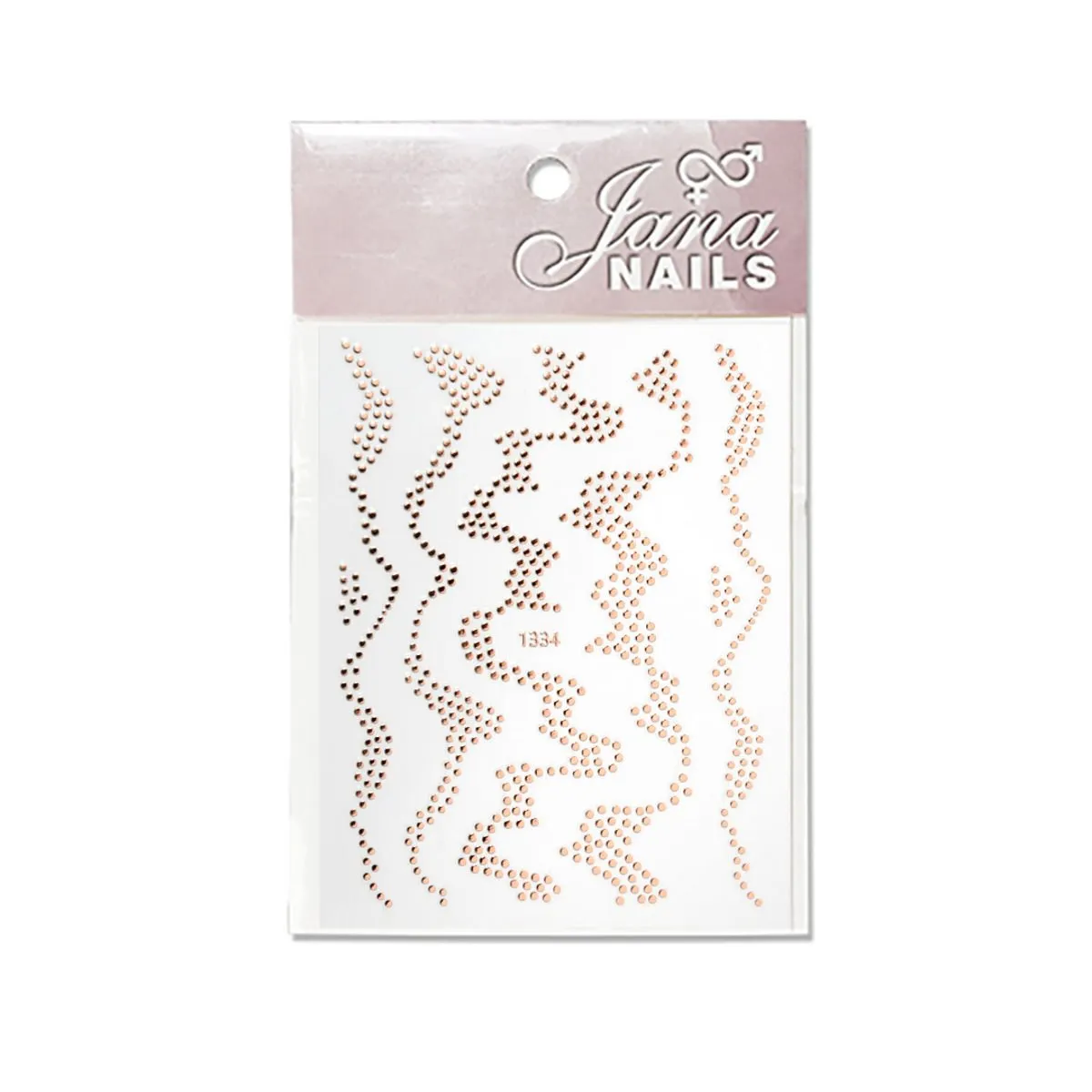 Nail stickers dots / rose gold