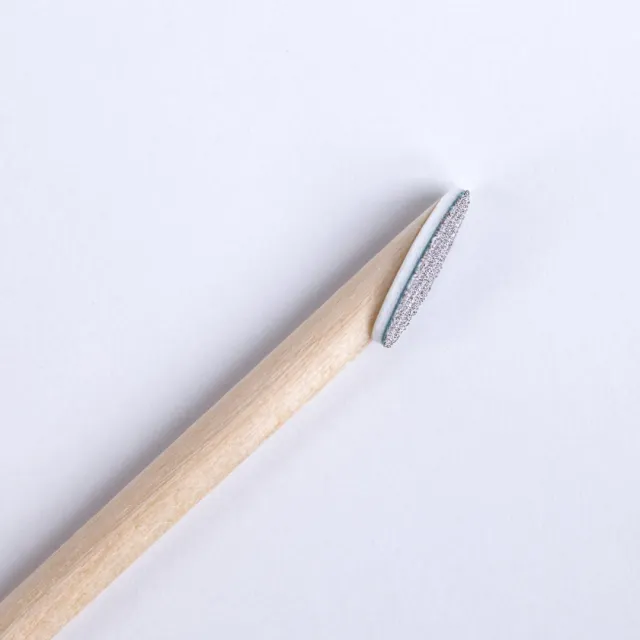 Mini set brúsnych nálepiek na kožičky s dreveným pusherom – 180 grit – 200 ks – foto 3