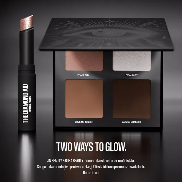 Ruka Beauty x JN Beauty - The Glam Aid Palette 4 x 2 g – foto 3