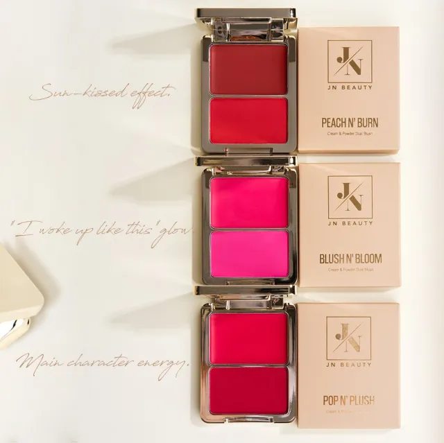Peach N' Burn Cream & Powder Dual Blush 8 g – foto 3
