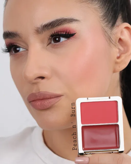 Peach N' Burn Cream & Powder Dual Blush 8 g – foto 4