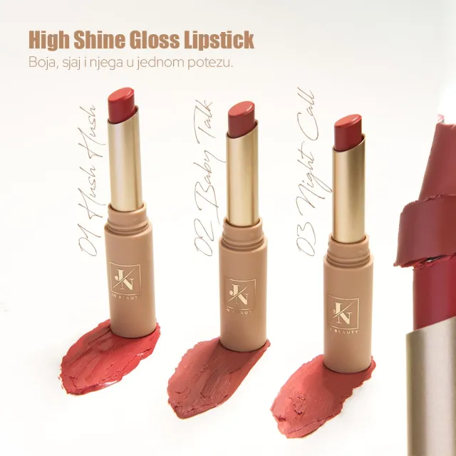 Silky glossy lipstick - 03 Night Call 6 g – foto 2