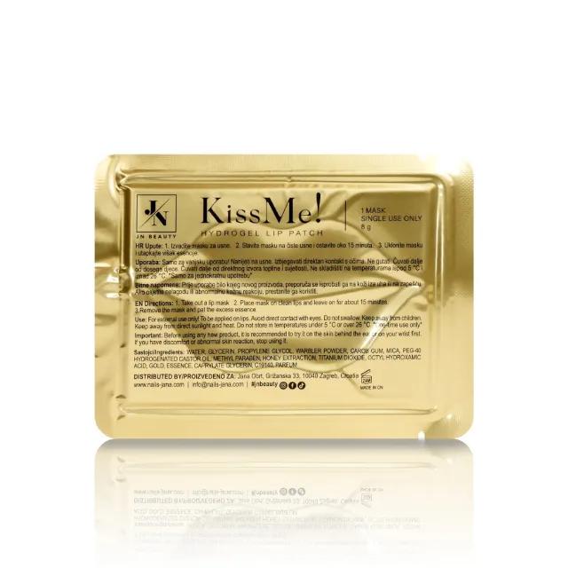 KissMe! Hydrogel Lip Patch - Gold – foto 2
