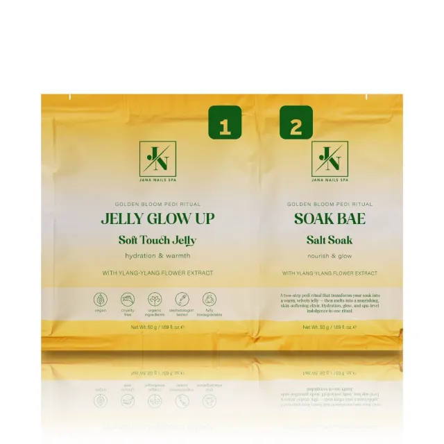 Golden Bloom - Jelly pedi ritual 2 x 50 g