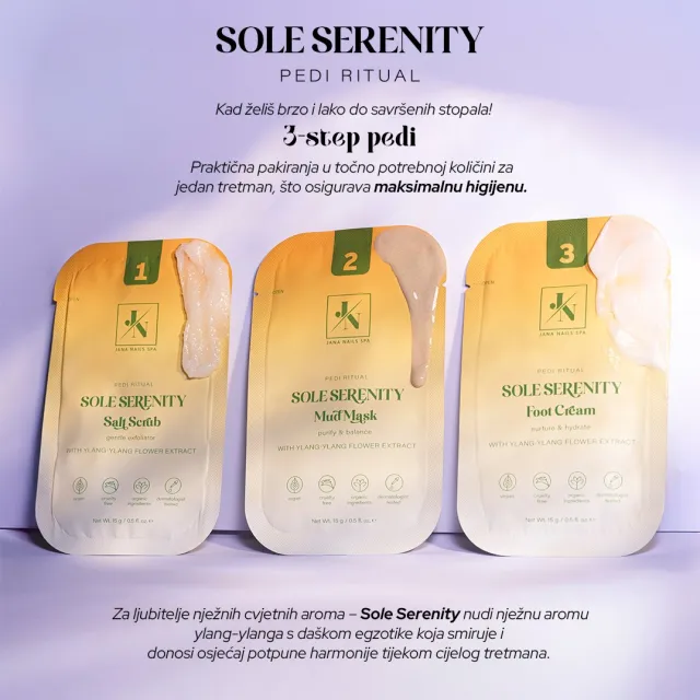 Sole Serenity - 3 step pedi ritual 3 x 15 g – foto 6