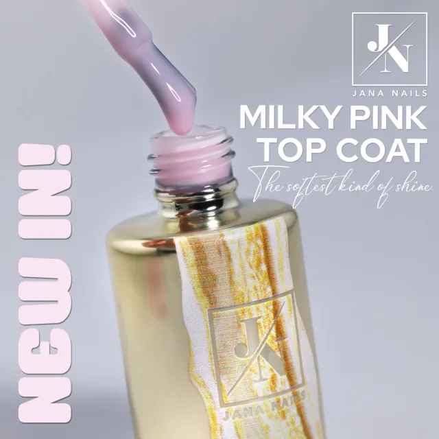 Milky Pink top coat - 10 ml – foto 2