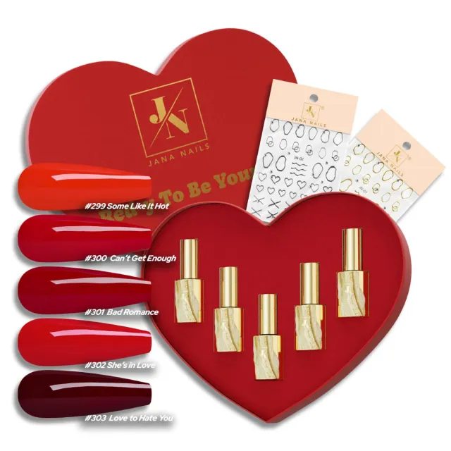 Nail flexy stickers Heart Gold – foto 2