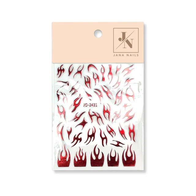 Race me! stickers No2 Metallic red