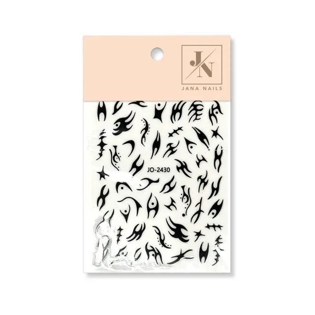 Race me! stickers No5 black