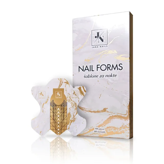 JN gold butterfly paper forms - 100 pcs