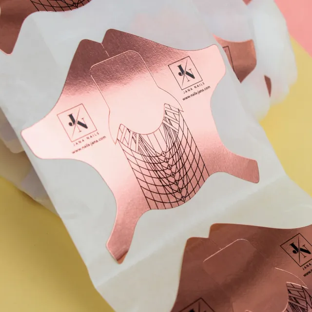 Jn rose gold hliníková šablóna / small – 500 pcs – foto 5