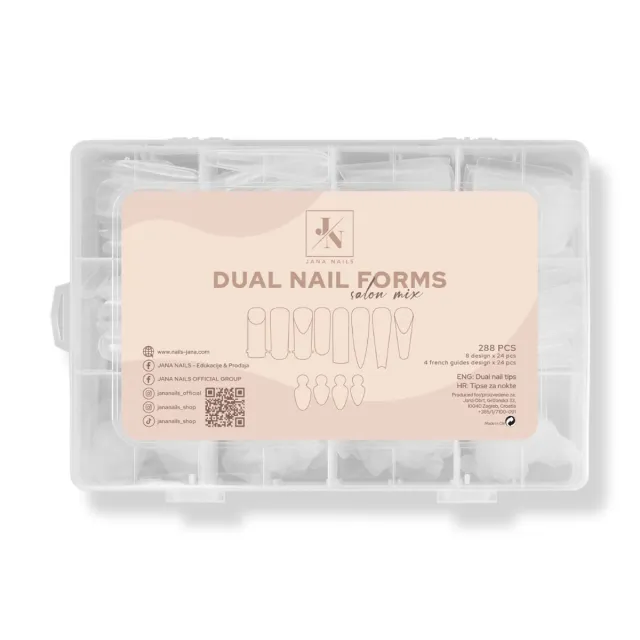 Dual nail form - Big Salon Mix 288 pcs – foto 2