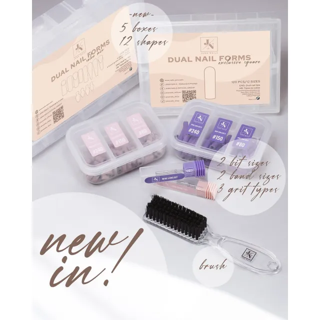 Dual nail form - Stiletto 120 pcs – foto 5
