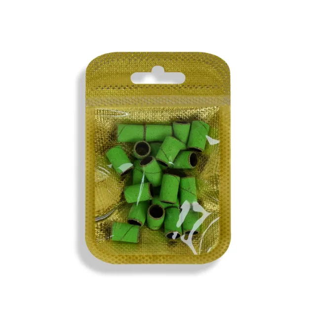 Neon brúsne návleky green - #150 gritt - 20 ks