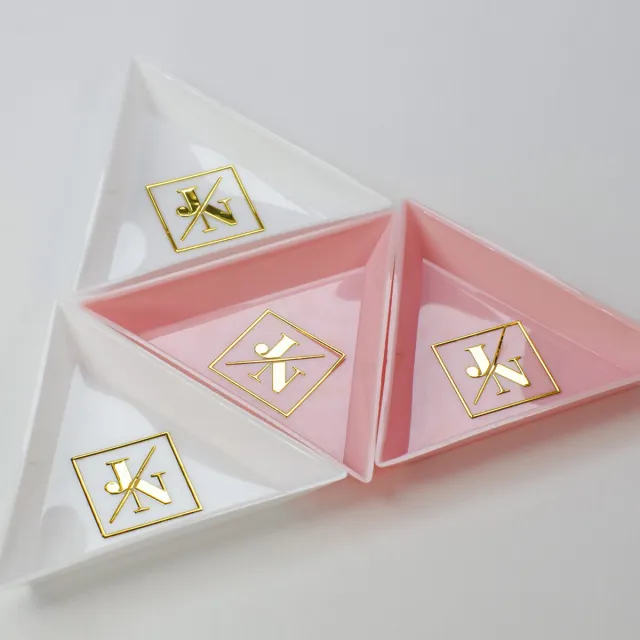 Mini triangle tray JN white – foto 4