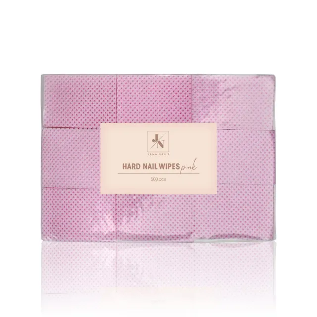 Hard nail wipes pink - 500ks