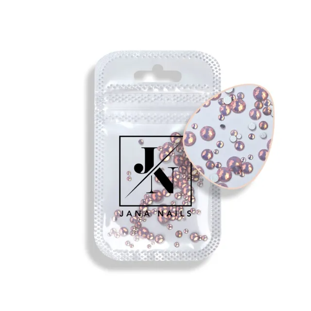 Opal Pink kamienky mix size 100 pcs