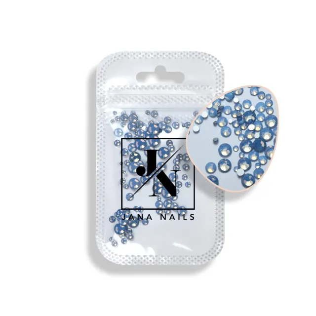 Opal Blue kamienky mix size 100 pcs