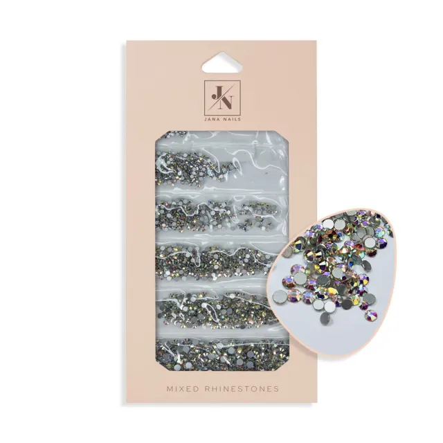 Big mix rhinestones AB Crystal / bag
