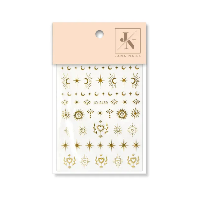 Nail stickers Winter 01 gold