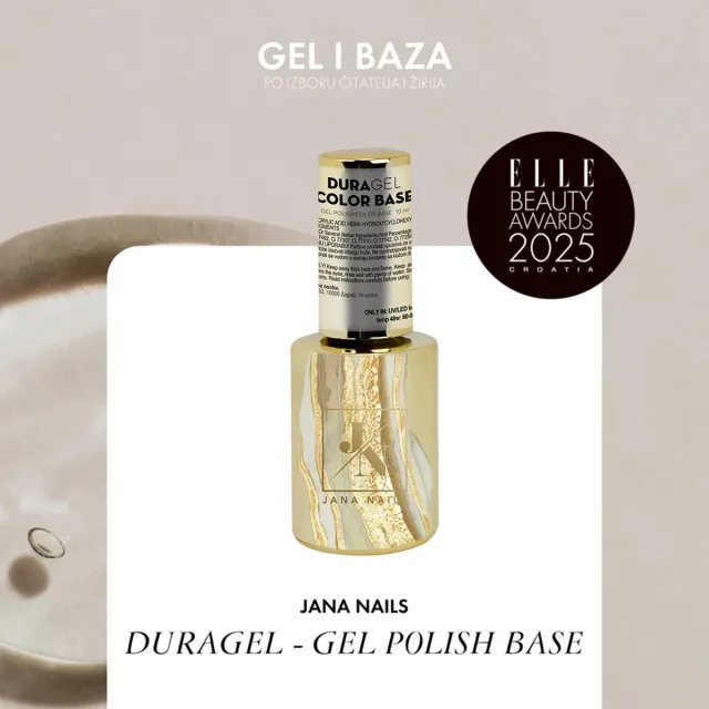 Flash Duragel color base Crystal Flash - 10 ml – foto 2