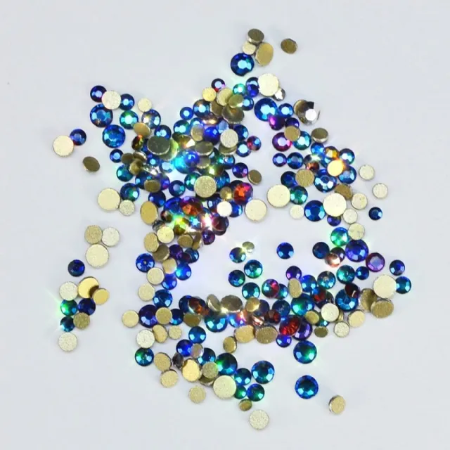 Mix Zircons Blue holo - 250pcs
