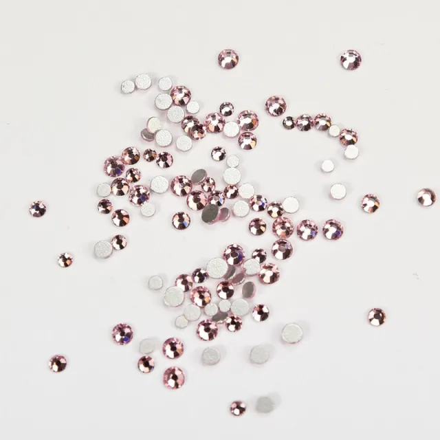 Mix zircons Light pink - 250pcs