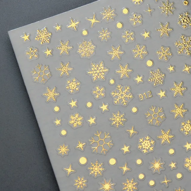 Nail stickers wintermix / gold – foto 2