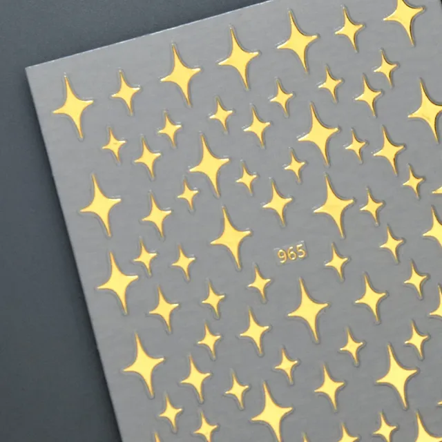 Nail stickers stars / gold – foto 2