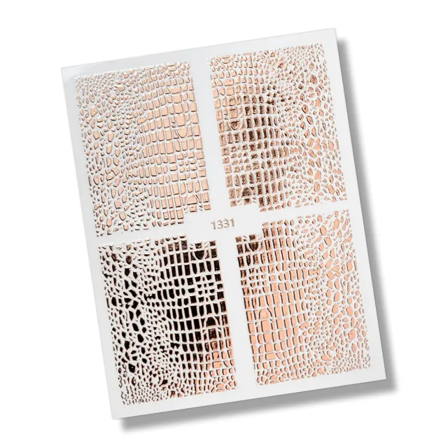 Nail stickers animal print No1 / rose gold – foto 2