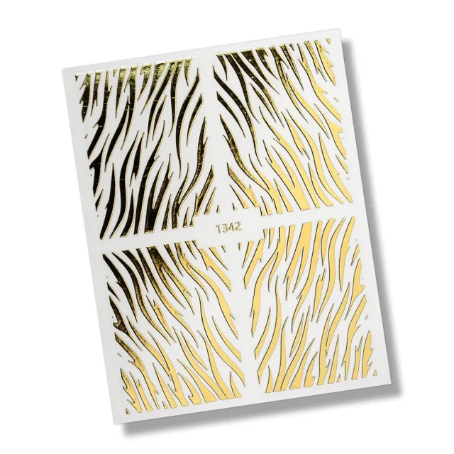 Nail stickers animal print No3 / gold – foto 2