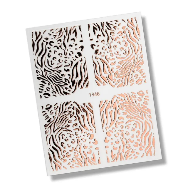 Nail stickers animal print No4 / rose gold – foto 2