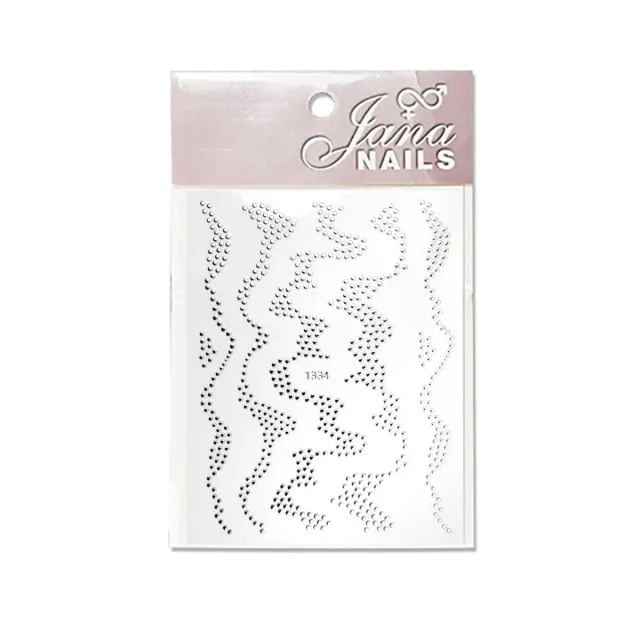 Nail stickers dots / silver